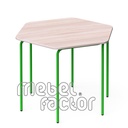 Hexagonal, modular table SAVULEN H71cm