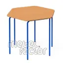Hexagonal, modular table SAVULEN H76cm