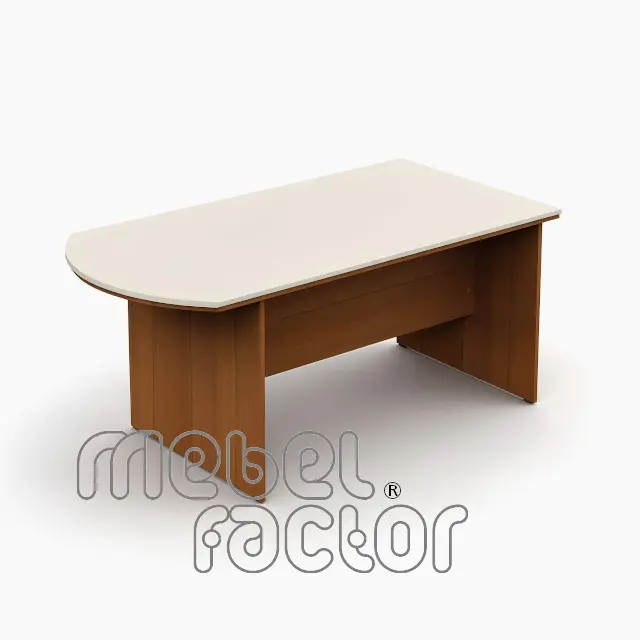 Conference table POLY, end module 180x90cm