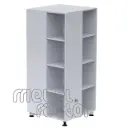 Rotating shelf with four levels