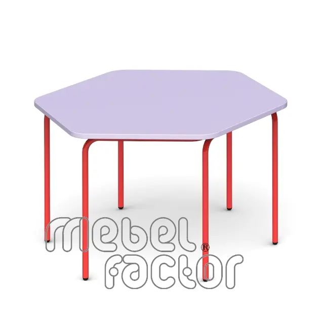 Hexagonal, modular table SAVULEN H53cm