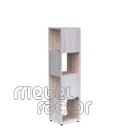 Double-sided shelf CUBE with four levels