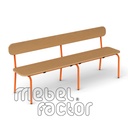 Bench SAVULEN with backrest 150/ H38cm