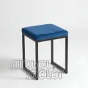 Stool CUBE, upholstered