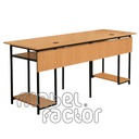 Double computer table UNIVERSAL 160x60cm, H71cm