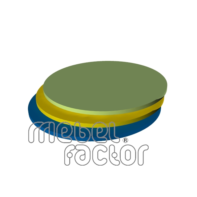 Кръгъл плот за маса ф60/1,8см