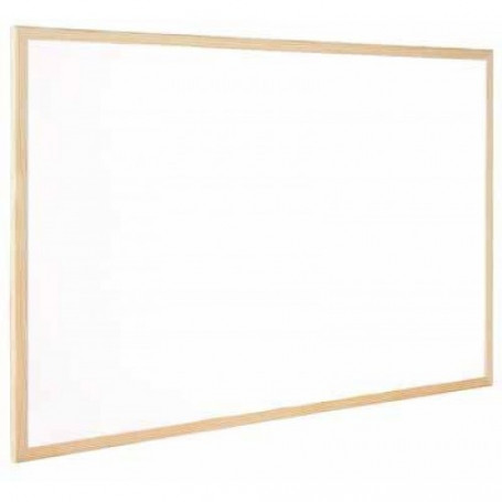 Дъска бяла 40x60см с дървена рамка