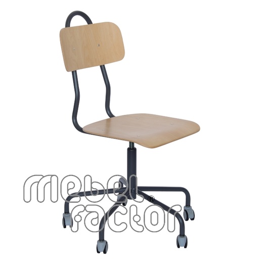Mobile screw-adjusted chair 40~53см
