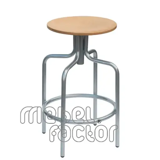 Screw-adjusted tall stool 60~73cm