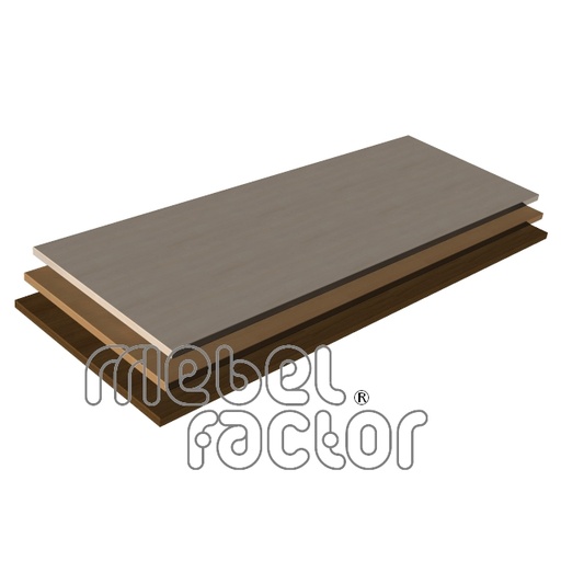 Tabletop 140x70/1,8cm, rounded corners