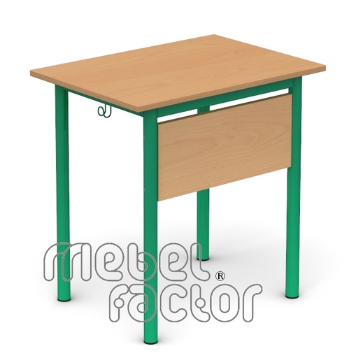 Едноместна маса РОНДО Н71см с чело